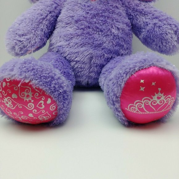 Build A Bear Purple Pawrincess Bunny Rabbit 17" - Picture 2 of 10